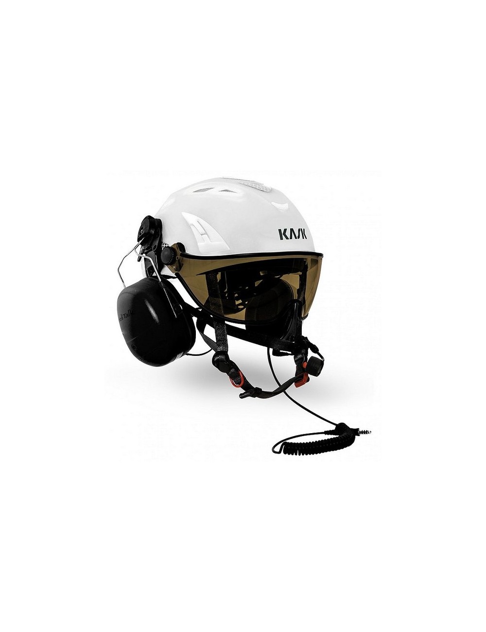 Letecká helma KASK - Bílá