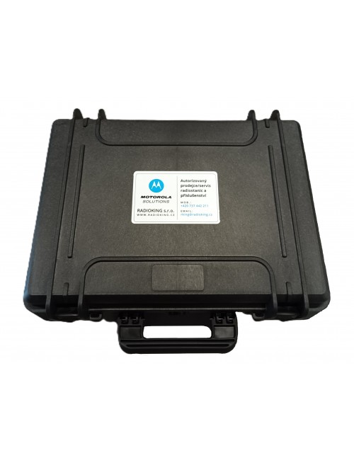 Malý odolný transportní kufr s organizérem na radiostanice