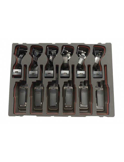 Malý transportní kufr s organizérem na radiostanice