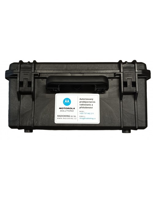 Střední odolný transportní kufr na radiostanice var. B - šestinabíječ