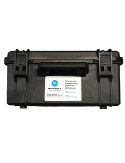 Střední odolný transportní kufr na radiostanice var. B - šestinabíječ