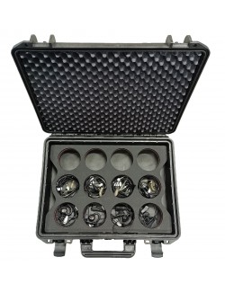 Střední odolný transportní kufr na radiostanice var. A - šestinabíječ